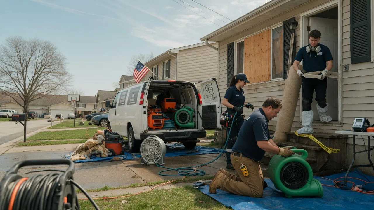 Water Damage Restoration in Malta, IL near me